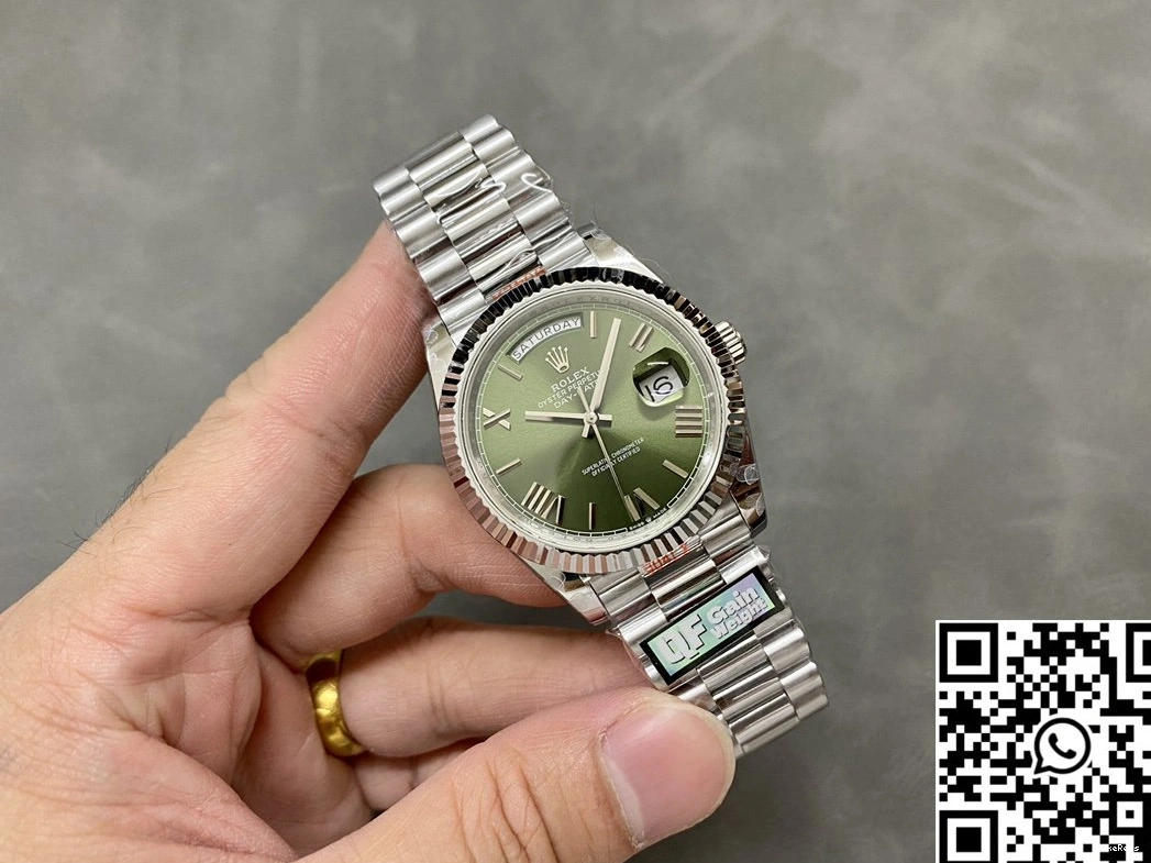Tungsten Steel Day Green Dial v5 Factory QF M228239-0033 Date Rolex 0725